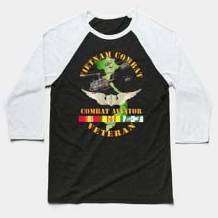 Vietnam Combat AVN Vet  Combat Aviator - Air Assault  w SVC Baseball T-Shirt